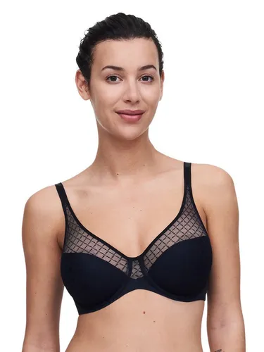 Chantelle EasyFeel Norah Chic Underwire Bra Schwarz D 70 Damen - Funktionsunterwäsche mit innovativem Bügeldesign für optimale Unterstützung und Formgebung – ideal für jeden Anlass.