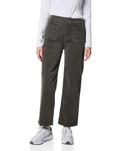 STREET ONE STUDIO Cordhose High Waist grün 44