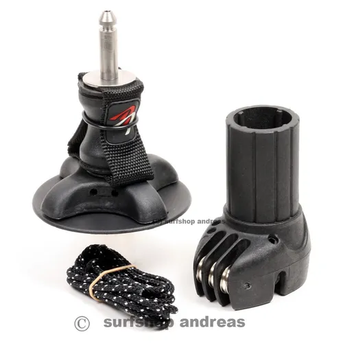 ASCAN Mastfuß Base Pro Set 3 Teile Windsurfen mit North Euro Pin Windsurfen