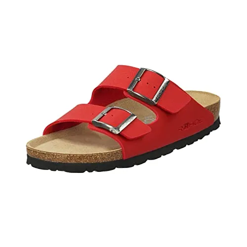 Rohde Damen KISS Sandalen 36 EU - Bequeme Sommerschuhe - Wanderschuhe mit Kork-Fußbett für optimalen Komfort, ideal für warme Tage und entspannte Spaziergänge.
