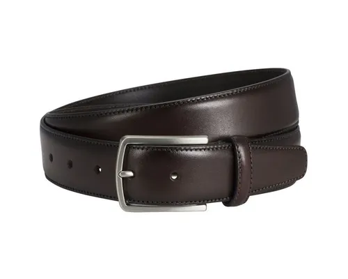 LINDENMANN Ledergürtel 135 cm in Dunkelbraun - Hochwertiger Ledergürtel aus 100 % Leder, ideal für stilvolle Outfits. Mit einer Länge von 135 cm bietet er optimalen Tragekomfort.