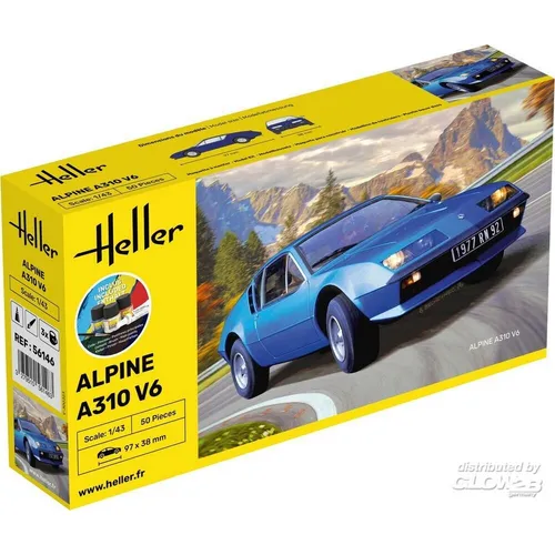 Heller 56146 STARTER KIT Alpine A310 1:43 von HELLER