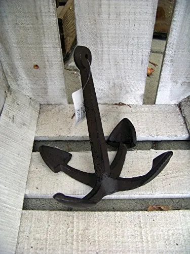 Unbekannt Gwenys Haus Deko Anker groß Gusseisen