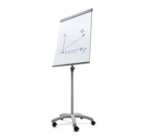 Showdown Displays Flipchart Scritto® Vario 680x1000 mm – Mobiles Präsentationsmedium - Das Showdown Displays Flipchart Scritto® Vario 680 x 1000 mm ist ein höhenverstellbares Flipchart auf Rollen, ideal für flexible Nutzung in Büros, Schulen und Seminaren. Die große Schreibfläche ermöglicht klare Visualisierungen und kreative Workshops.