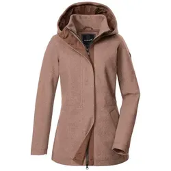 G.I.G.A. DX by killtec Funktionsjacke GW 78 WMN JCKT - Sportliche Funktionsjacke in rostbraun, wärmt und schützt vor Wind, ideal für Outdoor-Aktivitäten.