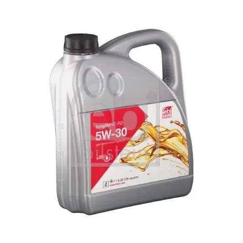 FEBI BILSTEIN Motoröl 5W-30 für RENAULT, IVECO, FORD, JAGUAR, VOLVO - Hochwertiges 4L Motoröl in der Viskositätsklasse 5W-30, geeignet für zahlreiche Fahrzeugmarken und sorgt für optimalen Schutz und Leistung.