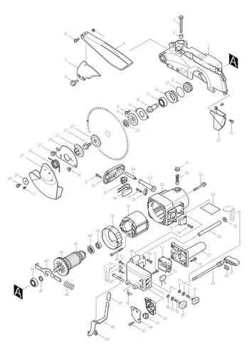 makita LH1040F Kappsäge - präzise Schnittführung, ideal für Holzarbeiten und Heimwerkerprojekte