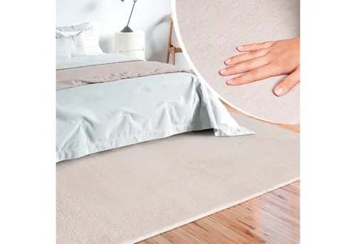 merinos Teppich Loft 37, Kunstfellteppich, rechteckig, Höhe: 16 mm, weich und kuschelig, Fell Haptik, Anti-Rutsch-Unterseite