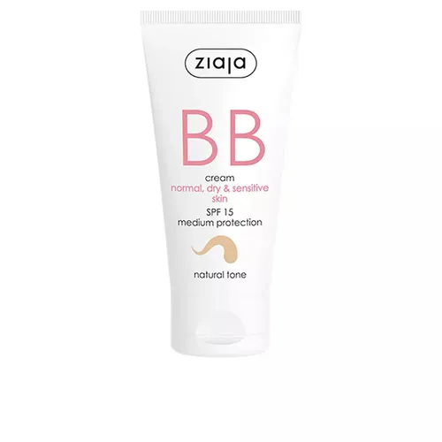 ZIAJA BB Cream SPF 15 for Normal, Dry & Sensitive Skin 50ML