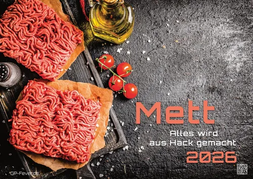 Mettkalender - Alles wird aus Hack gemacht - 2026 - Kalender DIN A3