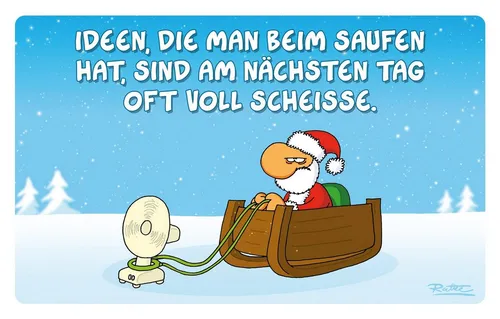 United Labels® Frühstücksbrett Ralph Ruthe in blau von United Labels