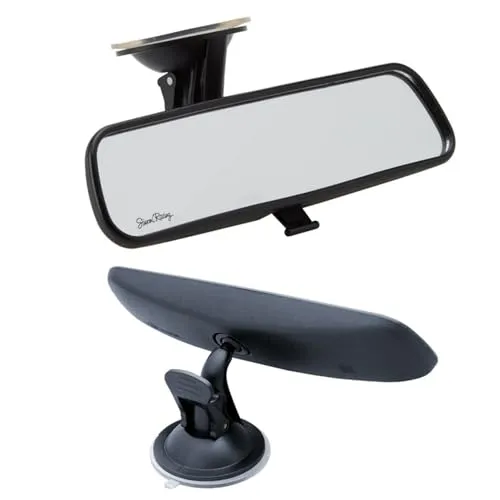 Simoni Racing mir Rückspiegel Universal, Schwarz