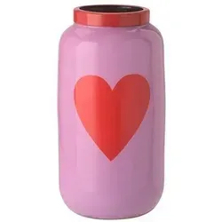 Giftcompany Dekovase Vase Saigon Herz Pink Lavender von GIFTCOMPANY