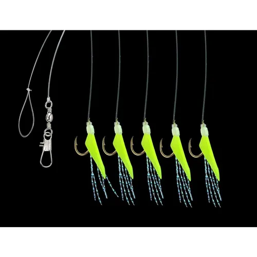 Dega Heringsvorfach 5-Arm Neon-Gelb