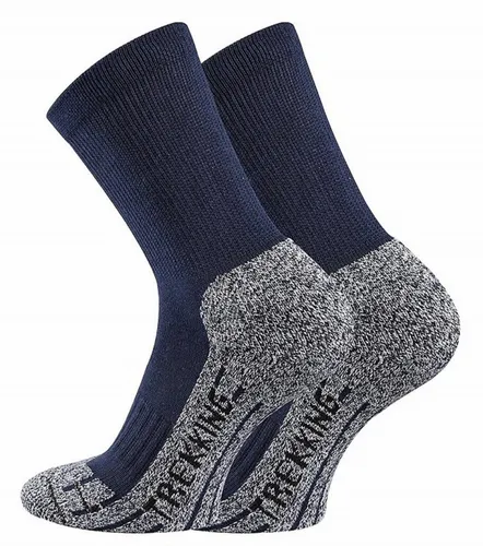 TippTexx 24 Sportsocken 2 Paar COOLMAX Trekkingsocken Wandersocken mit Frotteesohle