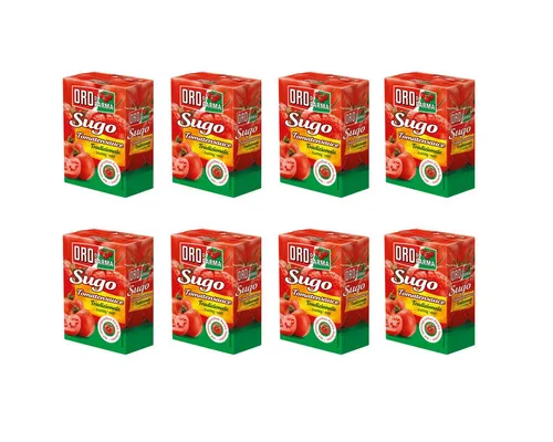 Oro di Parma Sugo Tomatensauce Tradizionale 400g - 8er Pack - Saucen mit fruchtigem Geschmack, ideal für Pasta und Pizza, perfekt für die schnelle Küche.