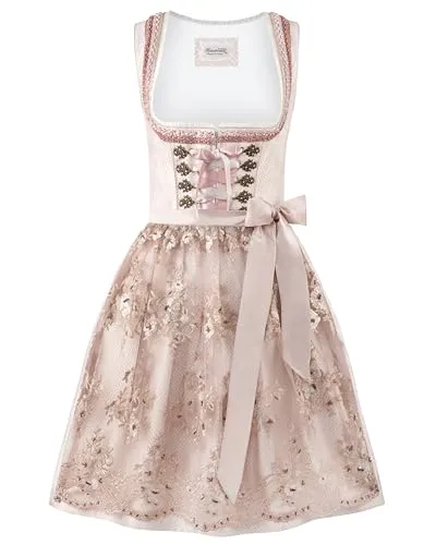 Stockerpoint Damen Finette Mini Dirndl, Taupe, 40 in beige von Stockerpoint