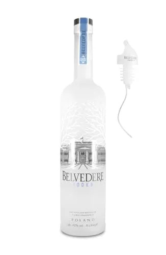 Belvedere Vodka Pure mit LED-Beleuchtung (1 x 6 l)