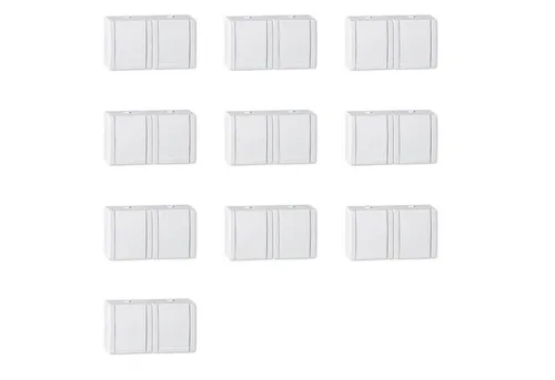 Aling Conel 2-fach Aufputz-Steckdose mit Klappdeckel IP44