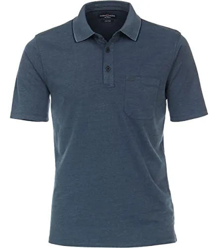 CASAMODA Polo-Shirt Uni - Hochwertiges Poloshirt aus Baumwollmix, normale Passform und sportliches Design. Ideal für lässige Outfits und vielseitig kombinierbar.