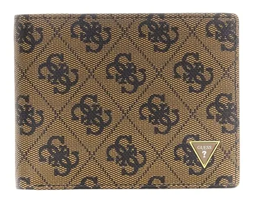 GUESS Leder Geldbörse Mito Billfold Coin Wallet Coffee braun