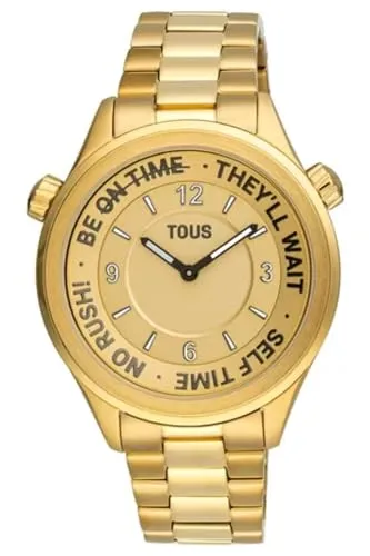 TOUS Watches Now Damen Uhr analog Quarzwerk mit Edelstahl Armband 3000133400