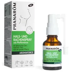 HALS- UND Rachenspray mit Pfefferminze Bio 15 ml