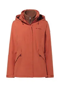 VAUDE Damen Doppeljacke Wo Rosemoor 3in1 Jacket II - Mäntel & Jacken: Wetterfeste Doppeljacke für Damen mit wasser- und winddichter Membran, ideal für wechselhaftes Bergwetter und ganzjährigen Einsatz.