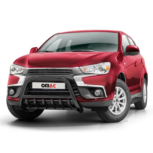 Frontbügel für Mitsubishi ASX 2017-2022 – Schwarz, robust und langlebig - Hochwertiger Frontschutzbügel aus Edelstahl für optimalen Schutz. Ideal für den professionellen Einsatz und sorgt für eine ansprechende Optik. Einfach zu montieren und passend für Ihr Fahrzeug.