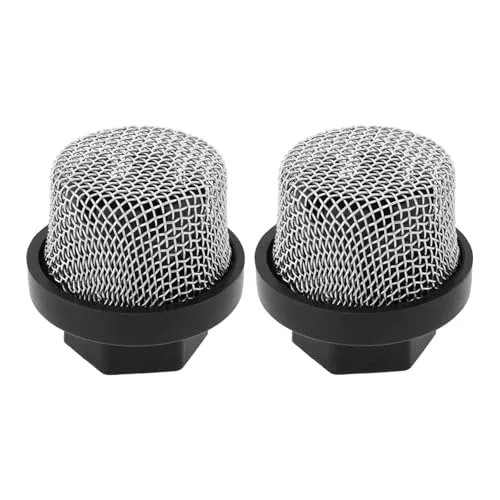 ECSiNG 2 Stück 2,2 cm UNF Einlasssieb 246385 Einlass-Saugsieb, Netzfilter, kompatibel mit Gra-co 390, 490, 390PC Ultra 395, 495, 595 Airless-Farbspritzpistolen, 2 Stück