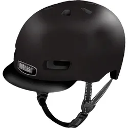 Nutcase Onyx Solid Satin Helm MIPS, S/52-56cm - Multisporthelm mit MIPS-Technologie für erhöhte Sicherheit und optimaler Belüftung. Ideal für Street-Style und bequem anpassbar mit Fidlock Magnetverschluss.