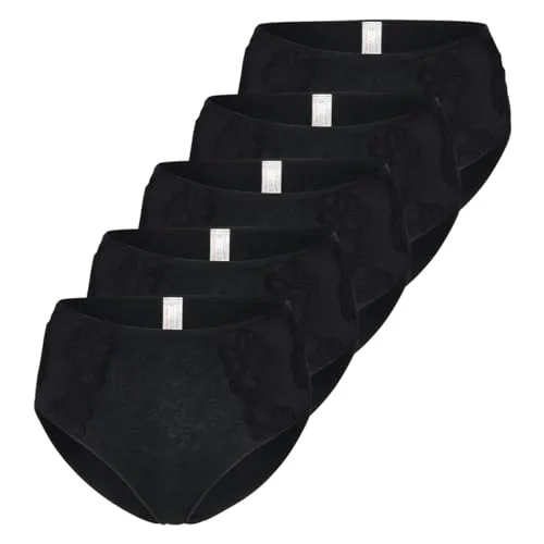 Nina von C. - Basic - Taillen Slip - 5er Pack (44 Schwarz)