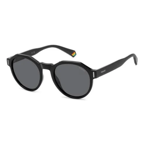 Polaroid Unisex Sonnenbrille PLD 6207/S 807 52/21/145, Erwachsene Sunglasses, 807/M9 Black, 52