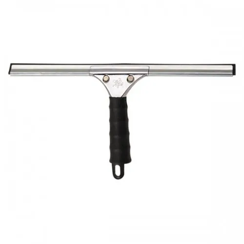 Professioneller Edelstahlspatel für Glas mit 25 cm Gummi