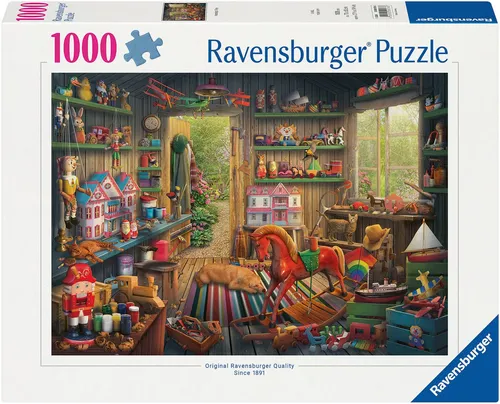 Ravensburger Puzzle Spielzeug von damals, 1000 Puzzleteile, Made in Germany