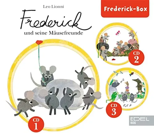 Frederick und seine Mäusefreunde - Die Frederick-Box mit Hörspielen und Liedern für Kinder - Nach den Geschichten von Leo Lionni [3 CDs]