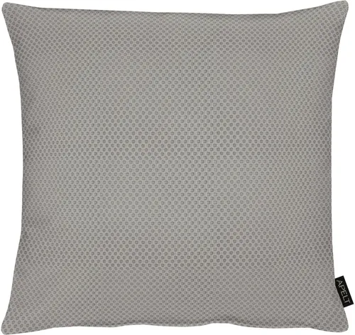 APELT Dekokissen Miles grau 45 cm x 45 cm - Kissen in modernem grauen Design, ideal für eine stilvolle Wohnraumgestaltung. Mit praktischem Reißverschluss und weicher Polyesterfüllung für optimalen Komfort.