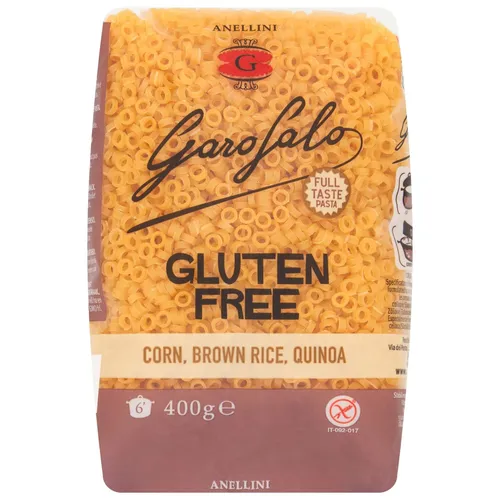 10x Garofalo Anellini 400g Senza Glutine, Glutenfreie Noodles+Polpa 400g