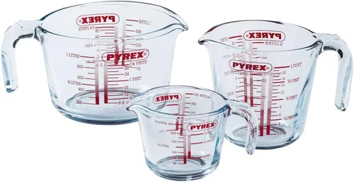 Pyrex Classic Set mit 3 Glasbehältern von Pyrex