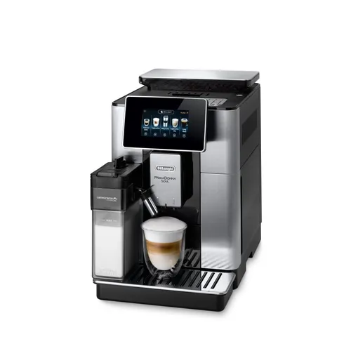 De Longhi PrimaDonna Soul ECAM610.74.MB - Kaffeevollautomat in Metall Schwarz-Silber, mit 4,3