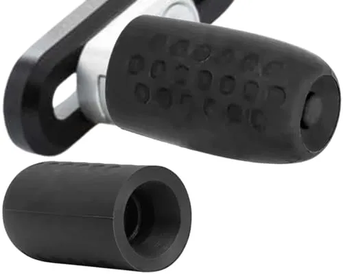 Ugozen Gummimanschette für Pedal, Schutzkappe für Motorradgeschwindigkeit, rutschfest, Schwarz