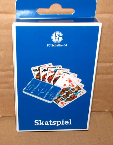 FC SCHALKE 04 Skatspiel  Fußball Bundesliga Neu,OVP,Lizenz