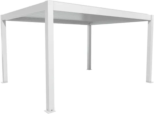 Biohort Pergola 4,5x3,5 - Red Dot Design Award - Stilvolle Pergola für jeden Outdoor-Bereich. Sie bietet Schatten und Raum für gesellige Anlässe. Hergestellt aus langlebigem, pflegeleichtem Stahlblech in geprüfter Qualität, ideal für den professionellen Einsatz.
