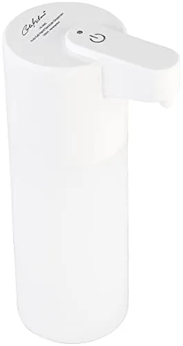 Carlo Milano Handsensor Seifenspender: Automatischer Akku-Seifenspender, Infrarot-Sensor, 5 Stufen, 500 ml (Elektronischer, Automatischer Seifenschaumspender, Batteriebetriebener)