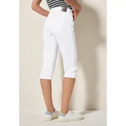 Cecil Damen B378659 Jeans, Weiß, 34W/19L - Stylische Slim Fit High Waist Jeans in Weiß, ideal für einen modernen Look mit bequemem Stretchanteil für optimale Bewegungsfreiheit.