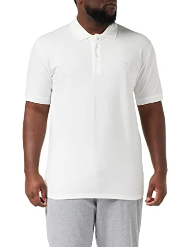 TRIGEMA Poloshirt in Piqué-Qualität, Herren, 5XL, weiß - Herren-Shirts aus 100% Baumwolle in klassischem Schnitt, ideal für Freizeit und Golf. Pflegeleichtes Piqué-Material und dekoratives TRIGEMA-Logo. Made in Germany.