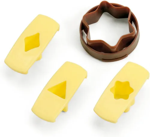 Kaiser Backformen Ausstechform SPITZBUB-AUSSTECHER STERN, 4-