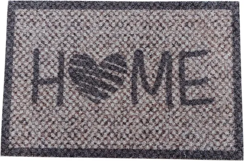 oKu-Tex Fußmatte - Stylische Schmutzfangmatte Beige-Braun, 40 x 60 cm - Rutschfeste und waschbare Deko-Fußmatte für den Innenbereich, die Schmutz und Feuchtigkeit aufnimmt und gleichzeitig stilvolle Akzente setzt.