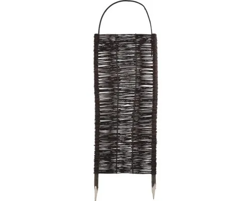 Steckparavent Alessia Weidengeflecht 56 x 156 cm braun - Eleganter Steckparavent aus Weidengeflecht in Braun, ideal für Sichtschutz und Gestaltung von Außenbereichen. Robuste Konstruktion für langfristige Nutzung.