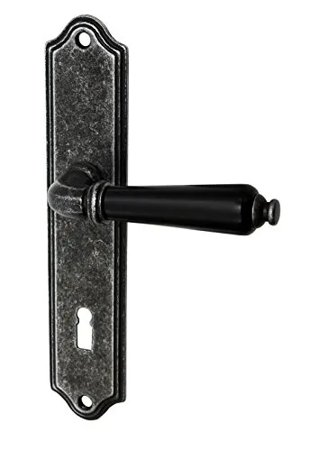 Türbeschlag IRON LS BB Alt Grau Türdrücker Türklinke Türgriffe Türbeschläge